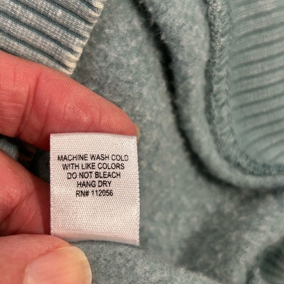 Zenana Crewneck Sweatshirt Seafoam L/XL - Picture 9 of 9